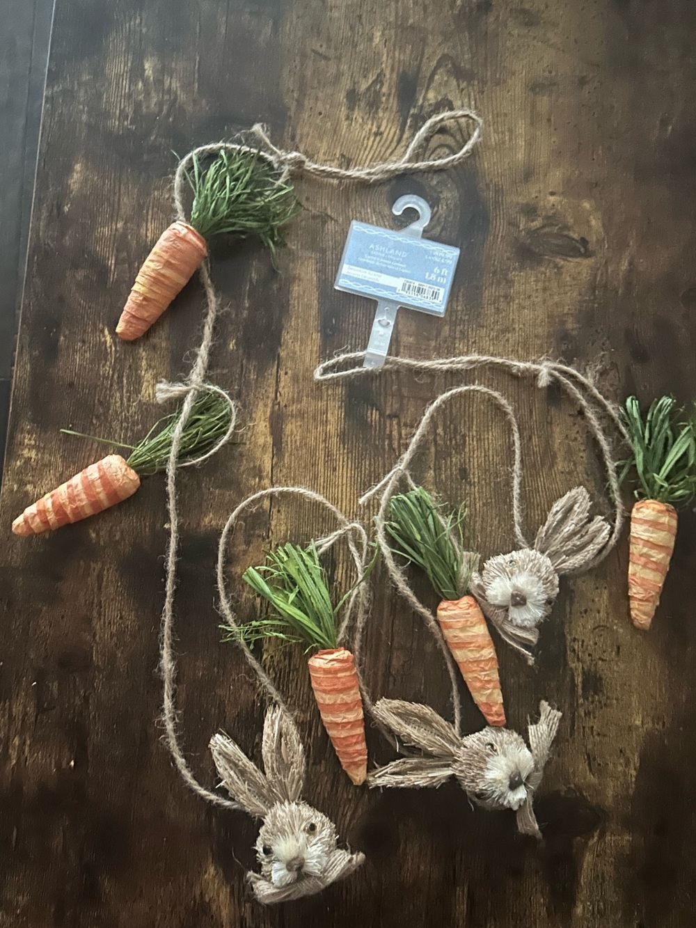 Ashland 6ft. Bunny & Carrot Garland